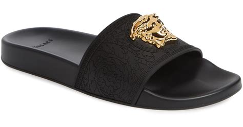 versace medusa slides ebay|Versace palazzo slides.